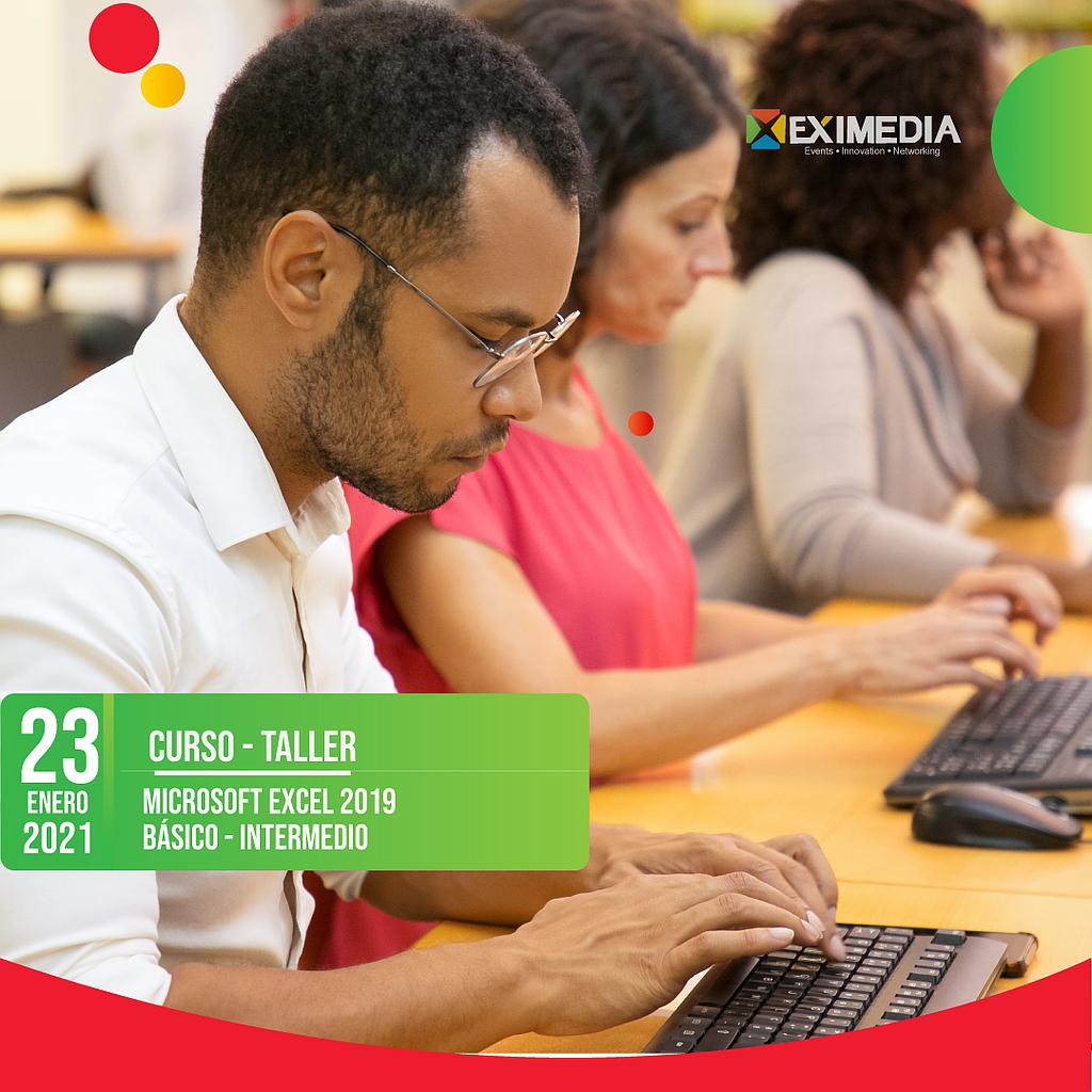 Curso - Taller  Microsoft Excel: Basico - Intermedio 2019