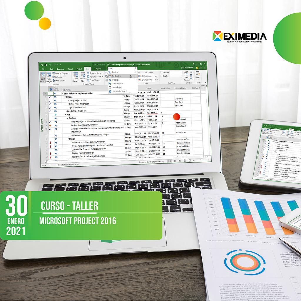 CURSO - TALLER MICROSOFT PROJECT 2019